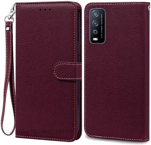 Vivo Brieftaschen-Klapphülle für Vivo Y11S Y12S Y20 Y20i Y20A Y20S Y20T in Lila - Bild 1