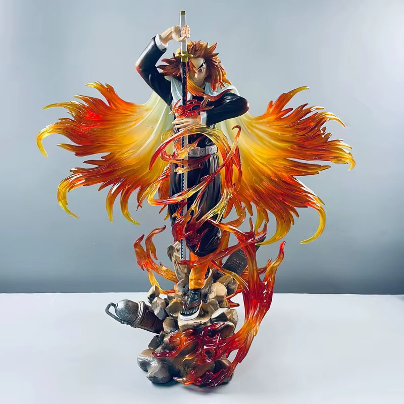 Bandai Demon Slayer Rengoku Kyoujurou, Anime-Figur, 30cm, Kunststoff - Bild 2