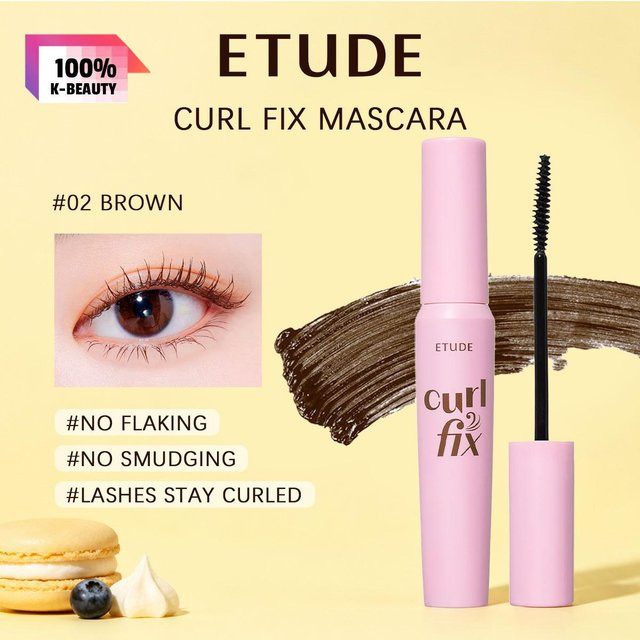 ETUDE Curl Fix Mascara, 02 Braun, 8g - Bild 1