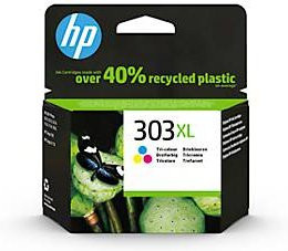 Original HP Tintenpatronen 303XL Tripack Cyan, Magenta, Gelb T6N03AE für Inkjet-Drucker - Bild 3