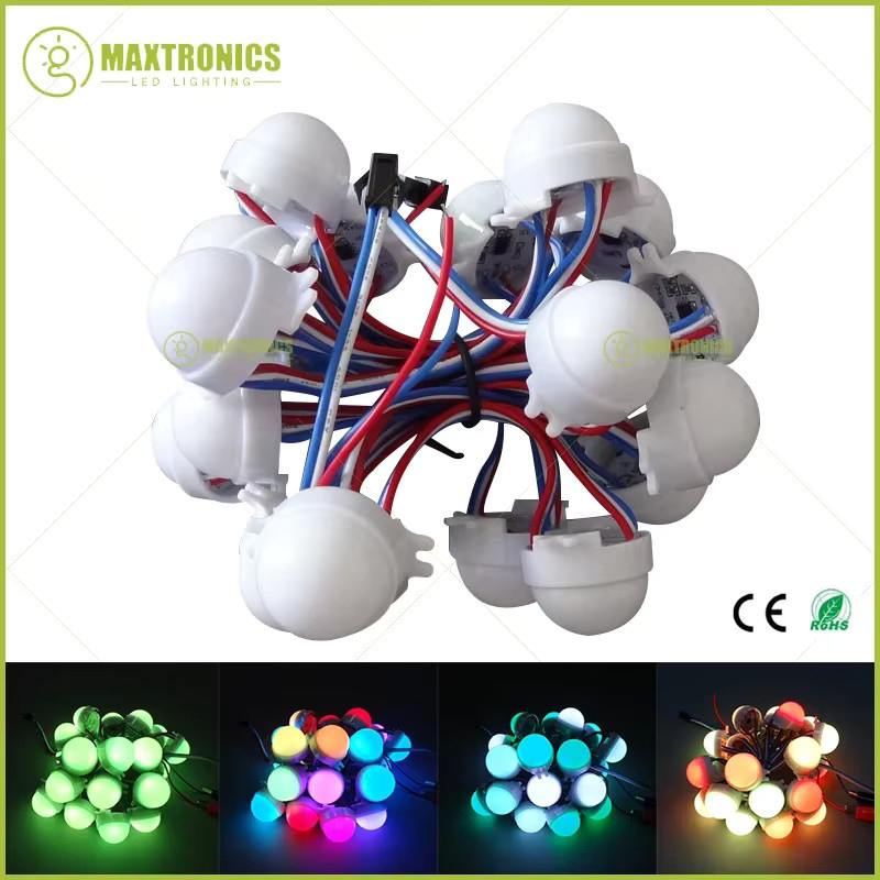 20er Set WS2811 Diffuse LED Pixel Module RGB 5050 Multicolour IP68 DC12V mit 3 LEDs pro Modul - Bild 3