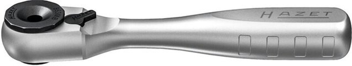 Hazet Bit-Ratsche 863MB aus Vollstahl 1/4 Zoll in Silber - Bild 2