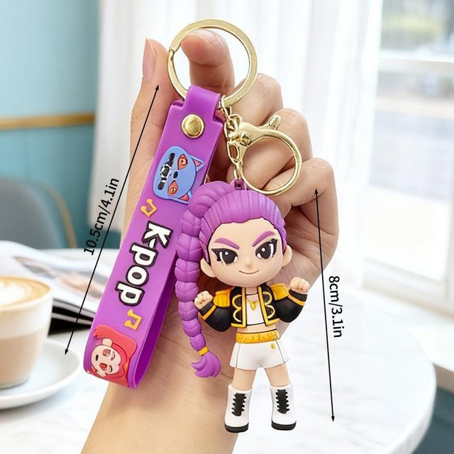 Yiran toy 1 Anime Film Rumi Mira Zoey Schlüsselanhänger PVC Modell Anhänger - Bild 1