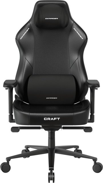 DXRacer Gaming Stuhl CRAFT Serie in Schwarz aus Kunstleder - Bild 1