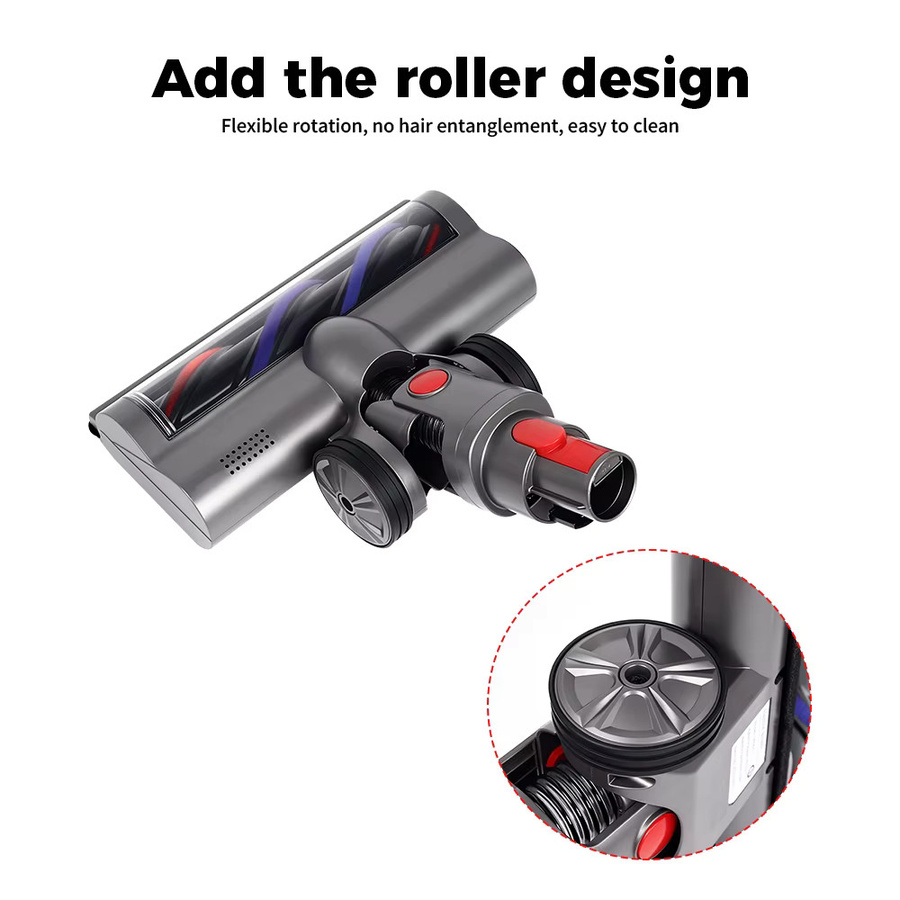 Elektrischer Rollbürstenkopf für Dyson kabellose Staubsauger V7 V8 V10 V11 V15 mit Schnellwechsel-Funktion - Bild 4