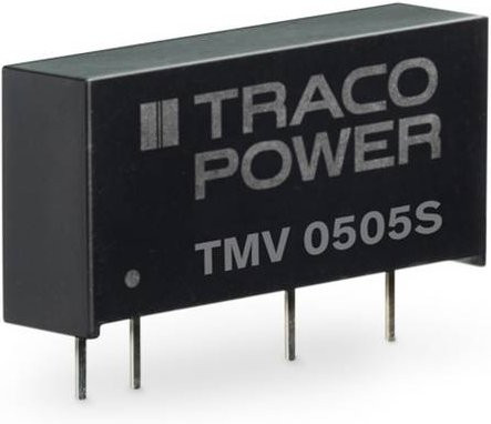 TracoPower TMV 2415D DC/DC-Wandler, Print, Schwarz, 24 V/DC zu 15 V/DC und -15 V/DC, 30mA, 2W, 2 Ausgänge - Bild 1