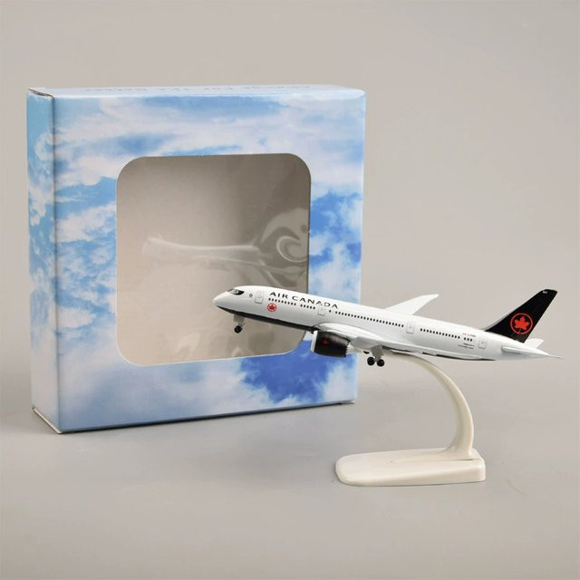 ZOCO Air Canada Airlines B787 Airways Flugzeugmodell, Metall, 20 cm - Bild 1