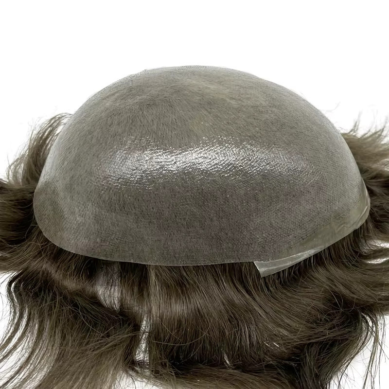 HRF Toupee Kapillarprothese Echthaar, Herren - Bild 3