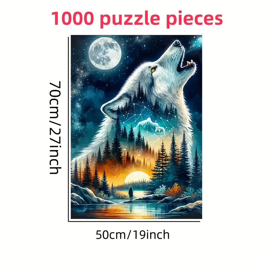 Moonlight Wolf Puzzles Moonlight Wolf Puzzle, 1000 Teile - Bild 2