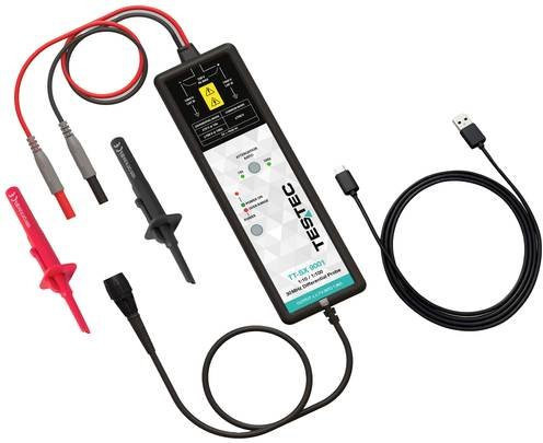 Testec TT-SX 9001 Differential-Tastkopf 30MHz in Schwarz mit 10:1 und 100:1 sowie 700V - Bild 1