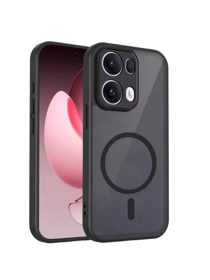 Transparente und mattierte Schutzhülle für OPPO Reno 15 Pro Max, 14, 13 sowie 15FS, 14F, 13F (4G/5G) mit Magnetfunktion und stoßfestem Design - Bild 6