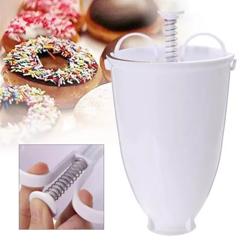 PDQ Donut-Maker in Weiß aus Kunststoff für schnelle und einfache Donut-Formen - Bild 3