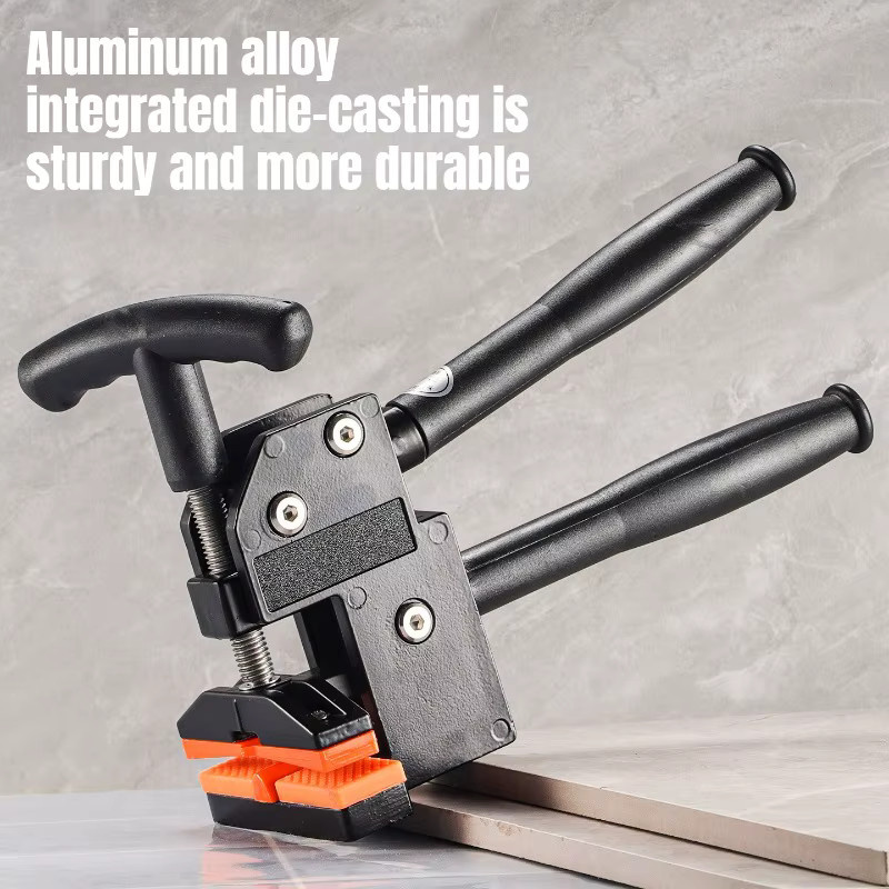JUSTINLAU Manuelle Heavy Duty Ziegelpresse und Fliesenschneider mit Twisted Griff in Orange und Schwarz - Bild 2
