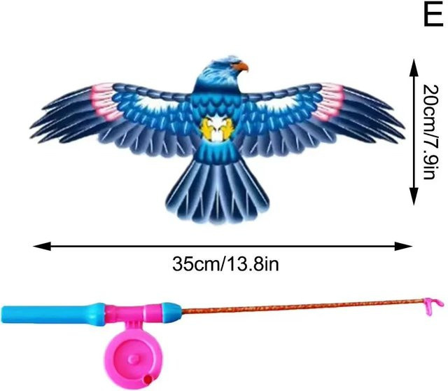 Fashnics Mini-Angelruten-Drachen, Tiere, ab 3 Jahren - Bild 1