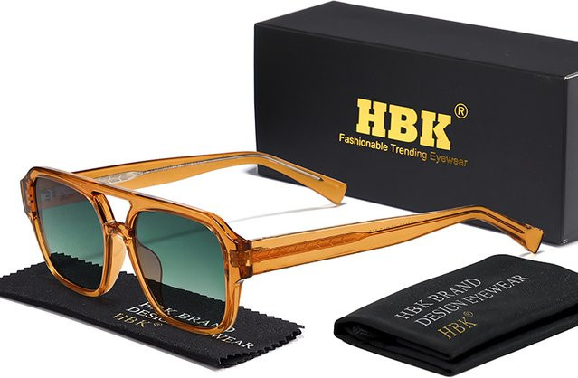 HBK Sonnenbrille, quadratisch, Vollrand, Unisex - Bild 1
