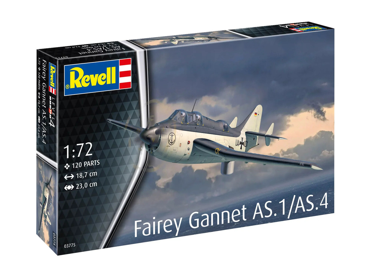 Revell Fairey Gannet AS.1/AS.4, Modellbau, 1:72 - Bild 3