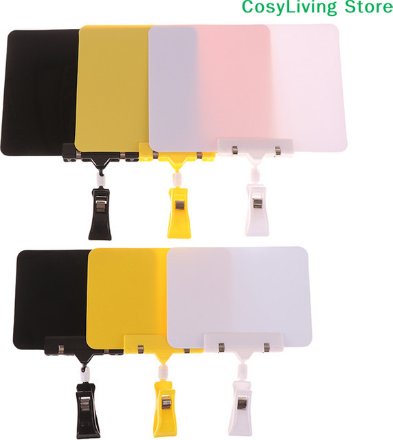 Wasserdichter Whiteboard-Halter aus PVC als Obst-Preisschild-Clip für Waren-Display und Lebensmittel-Werbeschilder in Schwarz und Mehrfarbig - Bild 1