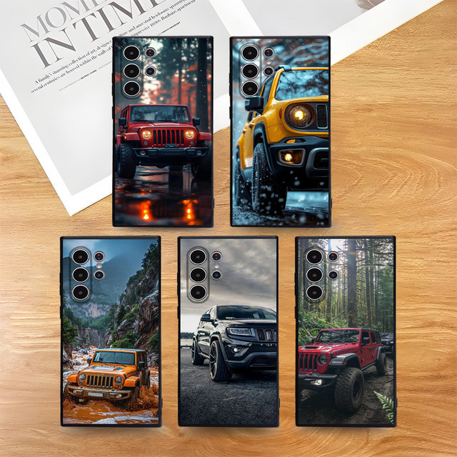 CAR Jeeps-S Offroad SUV Handyhülle für Samsung Galaxy S21 S22 S23 S24 S25 FE Plus Ultra in Multicolour aus weichem TPU - Bild 1