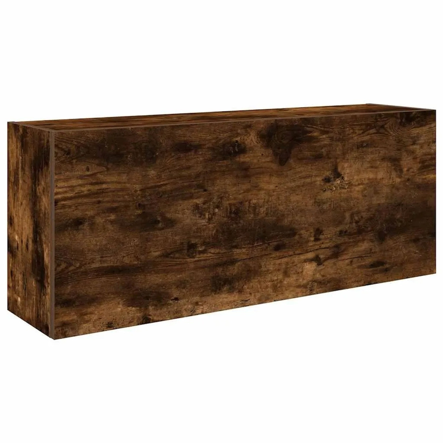 vidaXL Bad-Wandschrank aus Holzwerkstoff in Räuchereiche, B/T/H: 100 x 25 x 40 cm - Bild 2