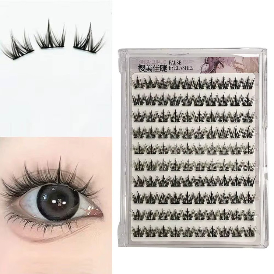 Falsche Wimpern, Black, Natürlich, Unisex - Bild 4