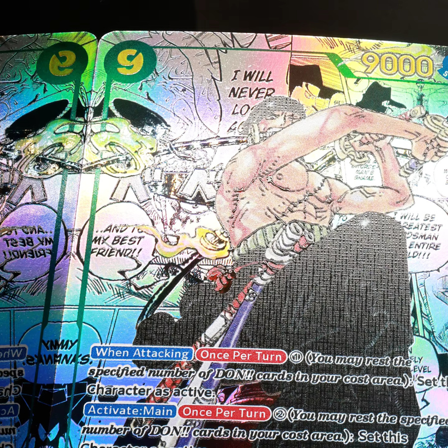 Bandai One Piece Zoro Manga-Karte, Grün, Englisch - Bild 4