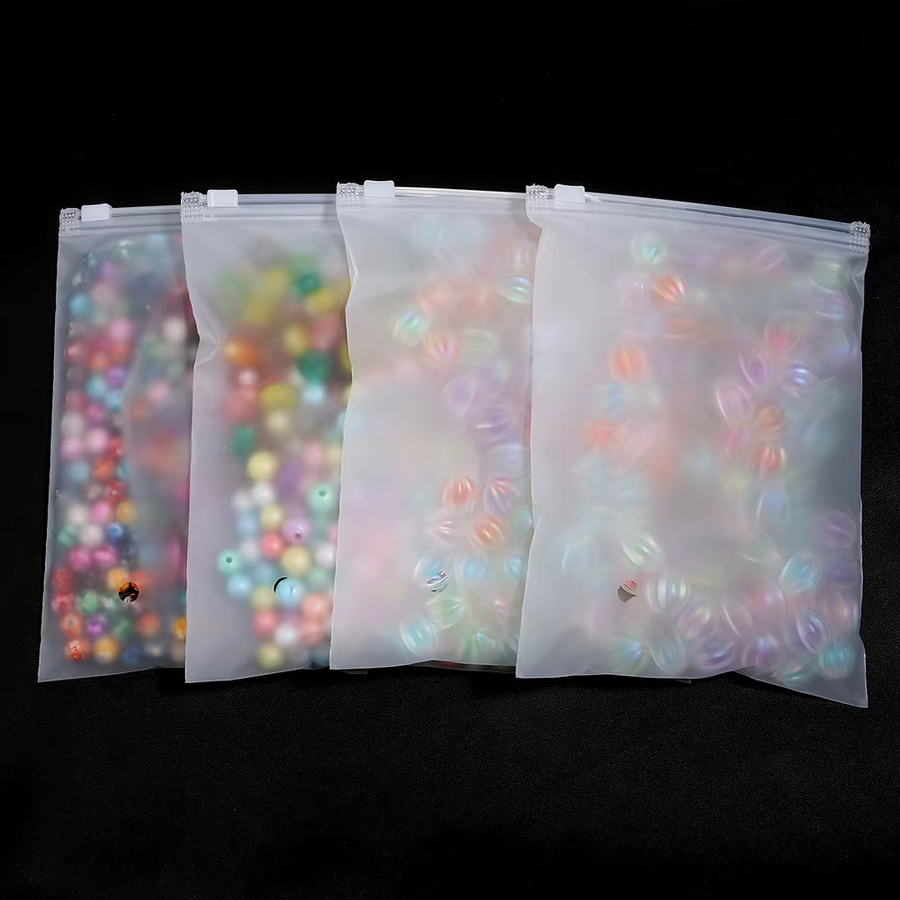 5er-Set transparente Aufbewahrungstaschen mit Reißverschluss aus Kunststoff für Unterwäsche, Socken oder Schmuck - Bild 3