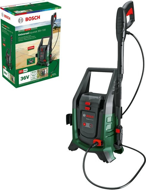 Bosch Akku-Hochdruckreiniger UniversalAquatak 36V-100 Solo in Grün/Schwarz - Bild 1