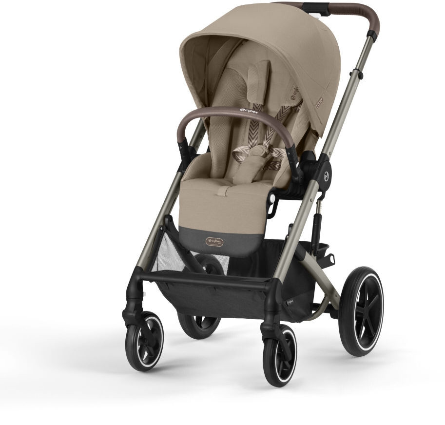 Cybex BALIOS S LUX TPE Kombi-Kinderwagen in Almond Beige mit Federung und Schwenkrädern - Bild 1