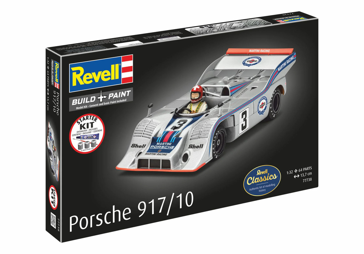Revell Porsche 917/10 Starter Kit Modellbau 1:32 ab 12 Jahren - Bild 2
