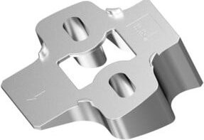 Hettich Winkeladapter Sensys für Kreuzmontageplatten 20 Grad, vernickelt, Silber - Bild 1