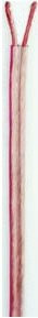 e+p Lautsprecher-Kabel DIS 275/100 T 2x0,75qmm in Transparent und Rot - Bild 1