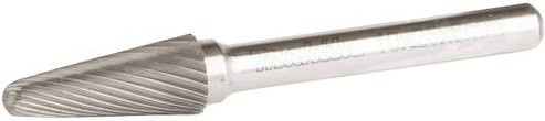 Makita Frässtift Hartmetall Rundkegel in Silber, Durchmesser: 10 mm, Arbeitslänge: 25 mm, Schaftdurchmesser: 6 mm - Bild 1