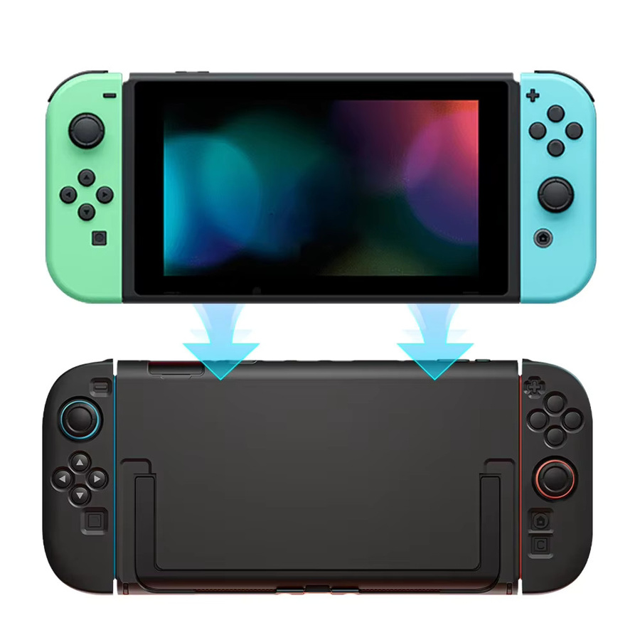 Nintendo Switch 2 Split Typ Schutzhülle mit integriertem Ständer und Anti-Scratch Cover Zubehör - Bild 6