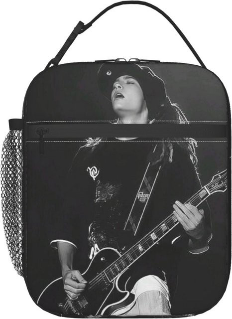 Fancy Style Studio Thermische Lunchtasche Tokio Hotel Tom Kaulitz Musikband für Damen in Schwarz - Bild 1