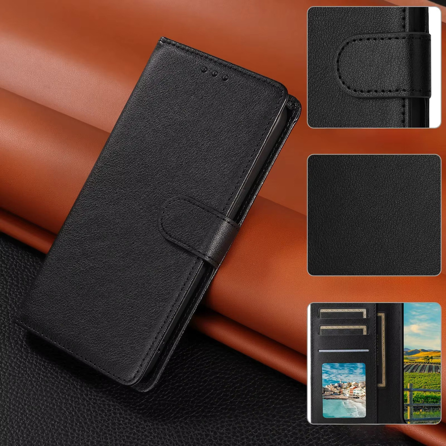 Leder-Brieftaschen-Hülle für Samsung Galaxy S23 S24 S25 Ultra Plus und A-Serie in Braun - Bild 6
