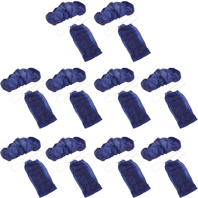 FunCouples Einweg-Unterwäsche-Set aus Vlies, 10er Set, Damen, blau - Bild 1