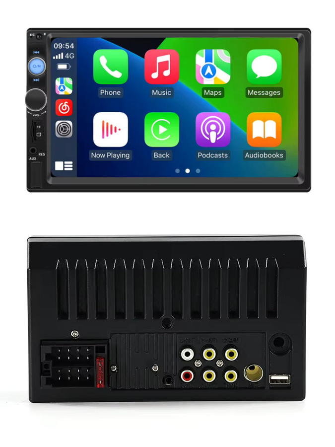 NAVIFANS 7 Zoll HD Touchscreen Auto Radio mit CarPlay und MP5 Multimedia Player, Schwarz - Bild 5