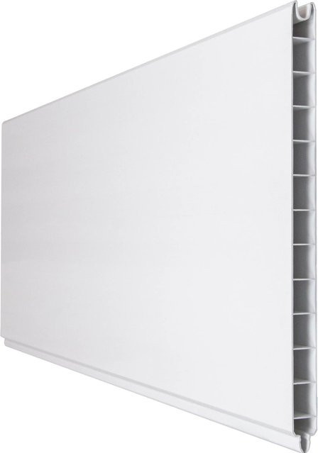 GroJa BasicLine Einzelprofil Weiß, PVC-beschichtet, B/T/H: 180 x 30 x 19 cm - Bild 1