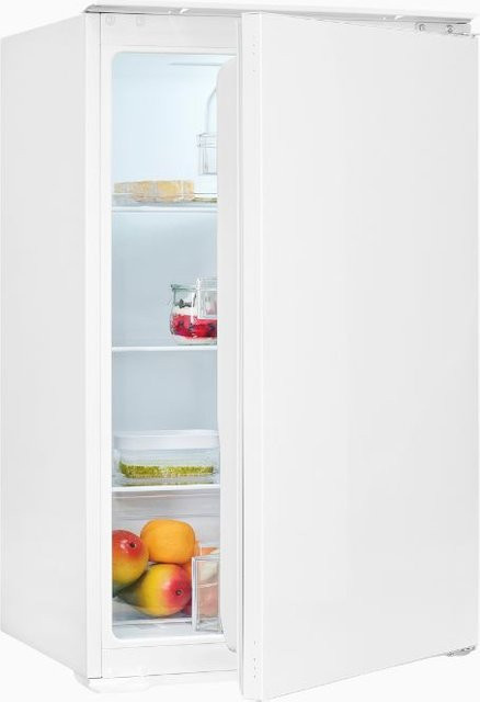 Exquisit EKS5131-V-040E Einbau Vollraumkühlschrank in Weiß mit LED-Innenbeleuchtung und reversibler Tür - Bild 1
