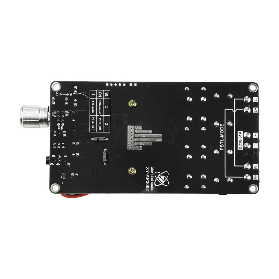 diymore XY-AP3002 Digitalverstärkerplatine TPA3255 High Power 300 W x 2 Bridge Single Channel 600 W in Schwarz - Bild 3