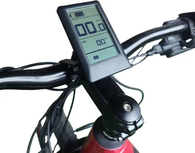 Bafang DPC10-CAN UART LCD Elektrofahrrad Display in Schwarz für MID Motoren M500 M510 M600 M560 M820 M200 M420 36-48V 52V - Bild 1