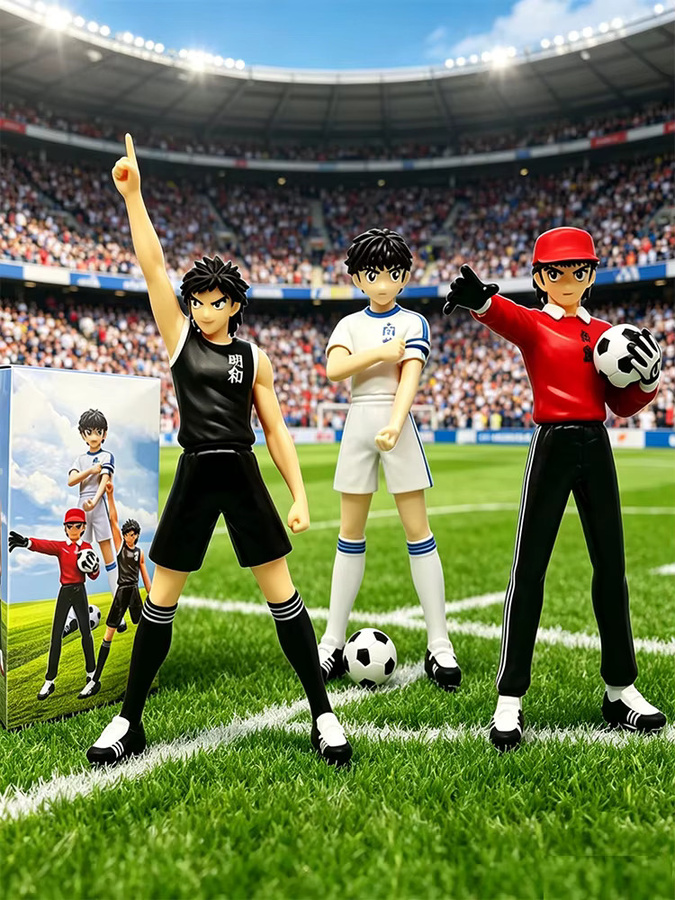 Bandai Captain Tsubasa Actionfiguren-Set, 18cm, Set / Bundle - Bild 4