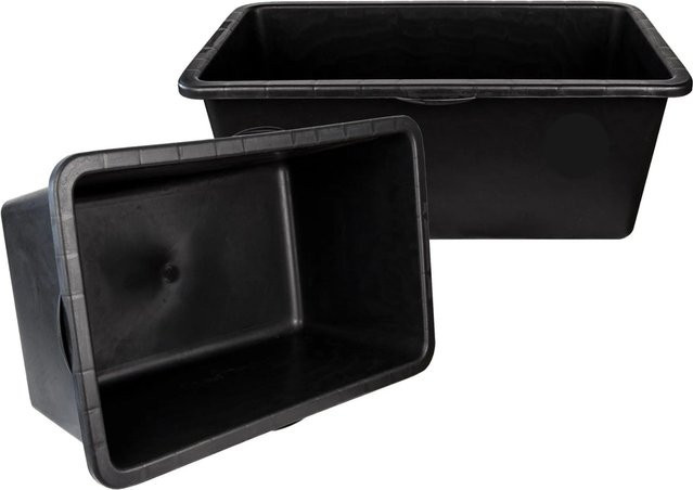 BigDean Mörtelkasten in Schwarz, 60 Liter, B/T/H: 71 x 40 x 29 cm - Bild 1