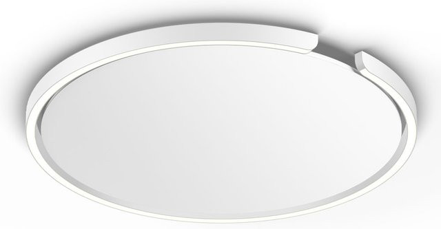 Occhio Mito Soffitto 60 Up LED-Deckenleuchte in Weiß Matt mit Occhio Air Modul und x-tra warm LED (2200K - 3500K) sowie Narrow Cover für gebündeltes Licht - Bild 1