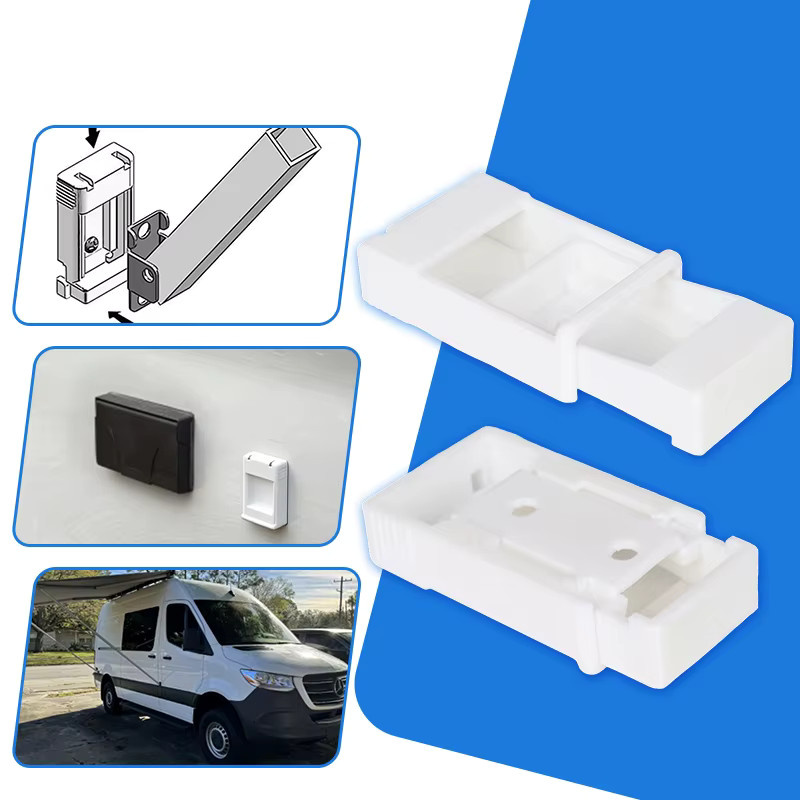 Markisenwandhalterung für aufrechte Beine passend für Thule Omnistor einziehbare Markisen für Wohnmobile Campervans und Wohnwagen 1er-Set - Bild 2