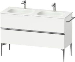 Duravit Waschtischunterschrank Sivida Bodenmodell in Weiß, B/T/H: 128 x 59,2 x 47,7 cm - Bild 1