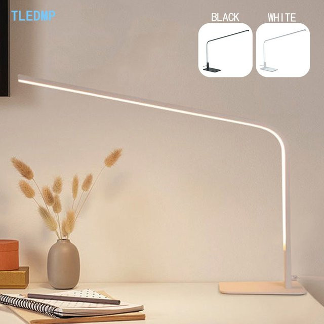 TLEDMP LED Schreibtischlampe in Weiß mit Augenschutz und Naturlichtfunktion für Home Office und Studium - Bild 1