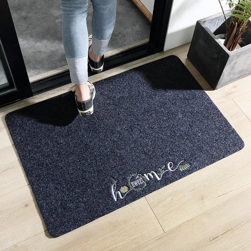 Lodestar Japanische minimalistische Fußmatte, rutschfest und kratzfest, ultradünnes Design für Innen- und Außenbereich, B/B/H: 60 x 40 cm, kamelfarben - Bild 2