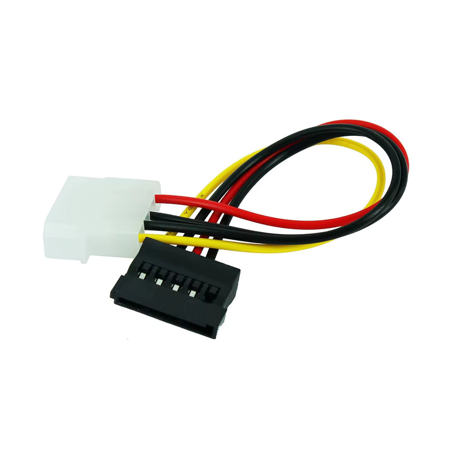 OULLX Stromkabel Adapter von Molex/IDE auf SATA 15-Pin Buchse für deinen Computer - Bild 2