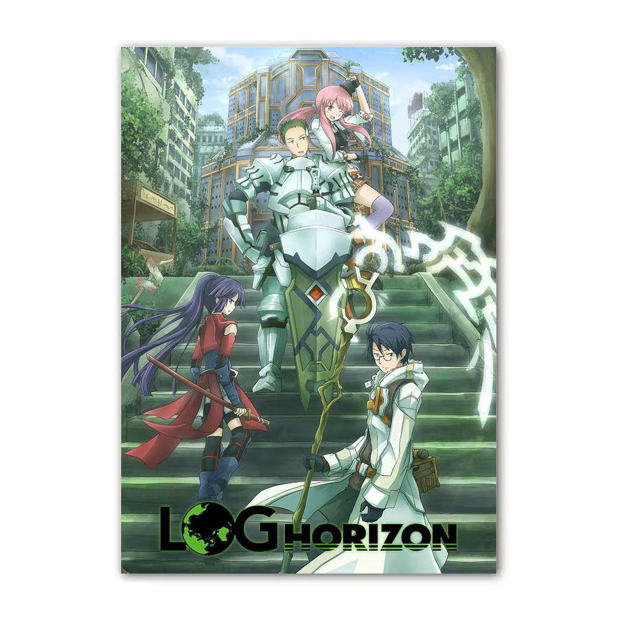 Selbstklebendes Anime Log Horizon Poster von Potdemiel als dekorative Wandkunst in Mehrfarben - Bild 5